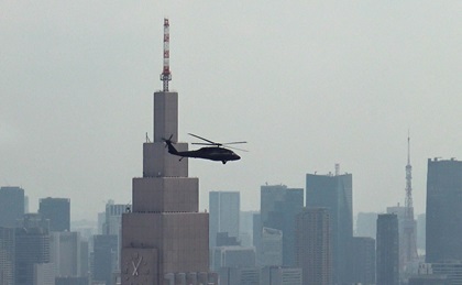 東京上空300メートル